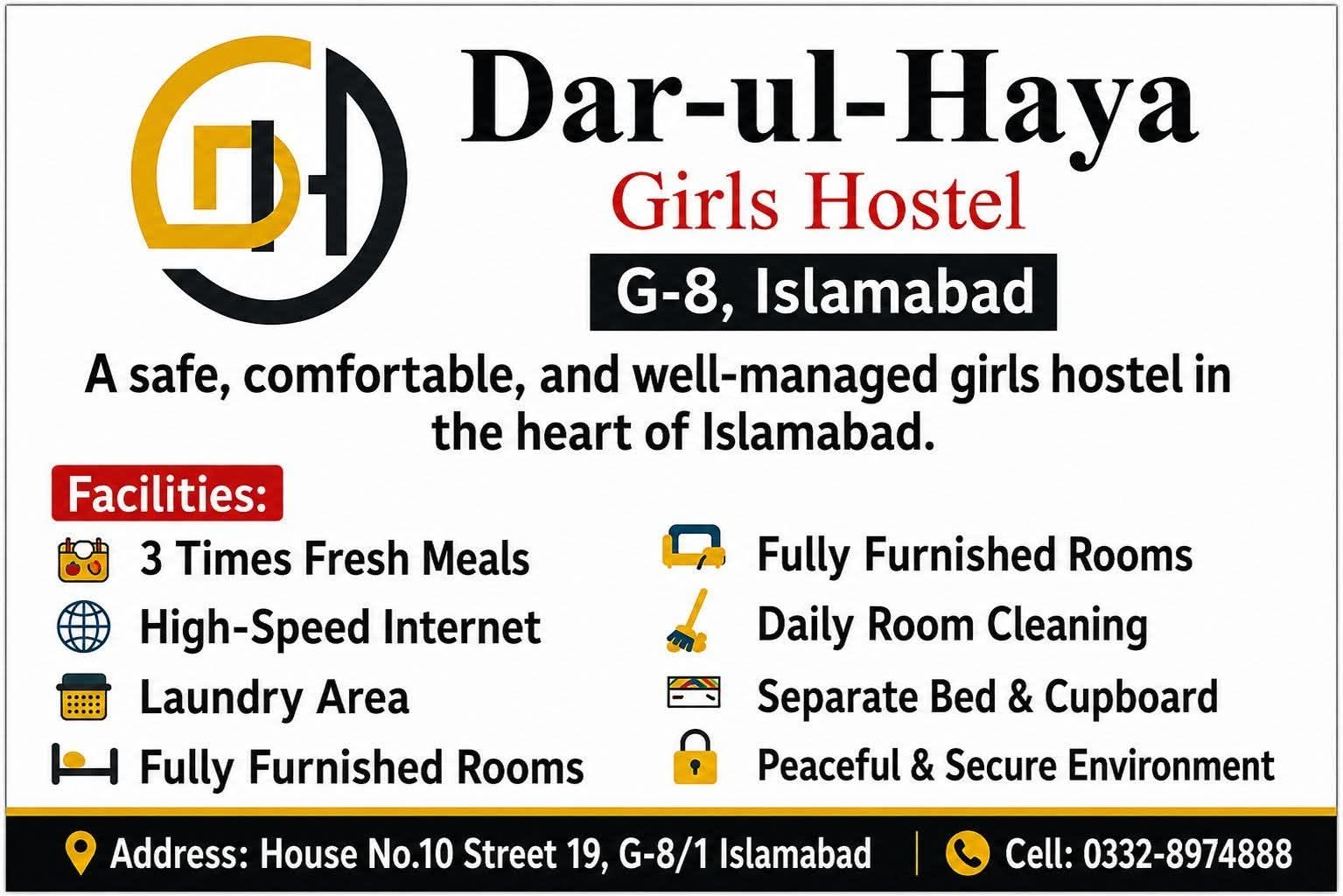 Dar-ul-Haya Girls Hostel (G-8/1), photo 2