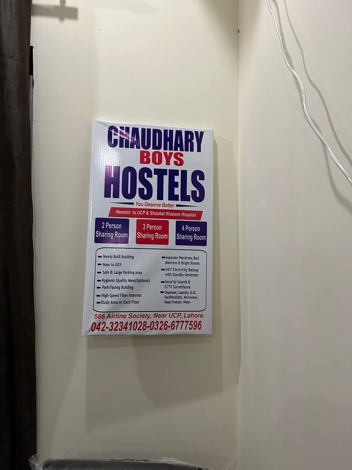 Chaudhary Boys Hostel Johar Town