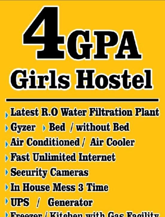4 Gpa Girls Hostel (Johar Town)